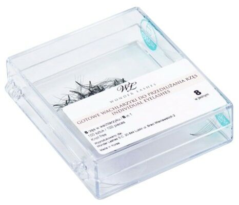 Rzęsy metoda objętościowa wachlarzyki Wonder lashes 8 w 1 c 0,08 10 mm