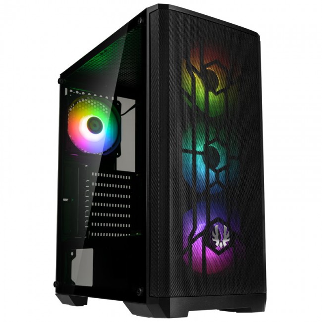 BitFenix Nova Mesh SE ARGB Czarna (BFC-NSE-300-KKGSK-4A)