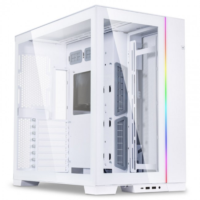 Lian Li O11 Dynamic EVO, tempered glass, biała (O11DEW)