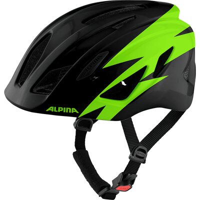 Alpina Pico Helmet Kids, black/green gloss 50-55cm 2021 Kaski rowerowe 9761131