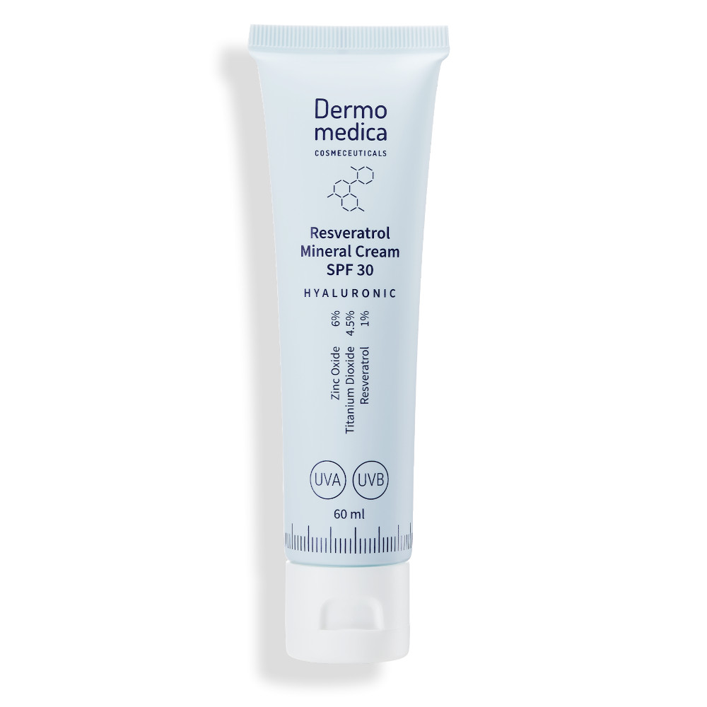 DERMOMEDICA Resveratrol Mineral Cream SPF 30 przeciwzmarszczkowy krem z resweratrolem - 60 ml