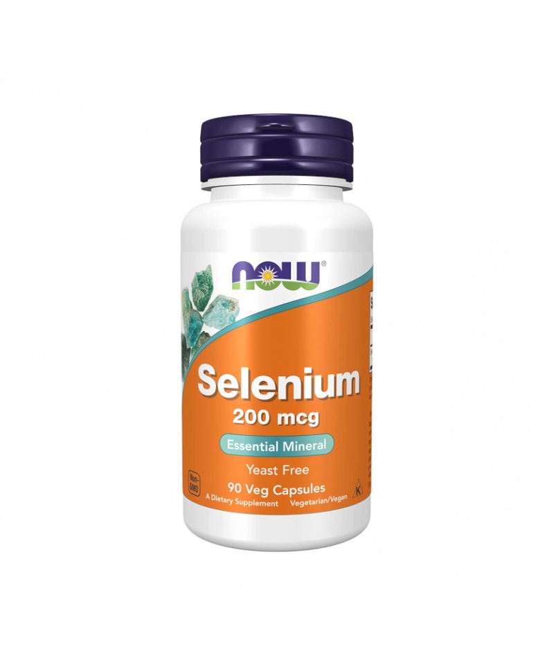 Selen (Selenium) 200 mcg 90 kapsułek Now Foods