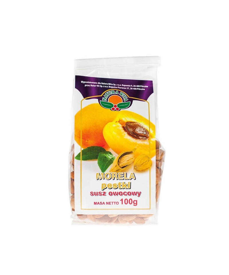 Pestki moreli susz owocowy 100g NATURA WITA