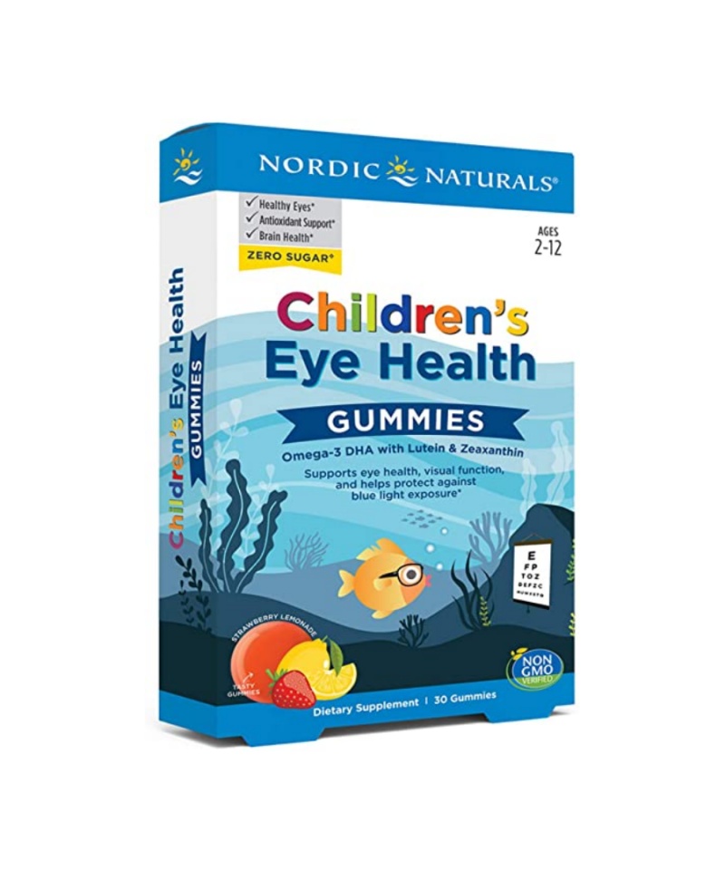 Children’s Eye Health, Strawberry Lemonade - 30 Gummies NORDIC NATURALS