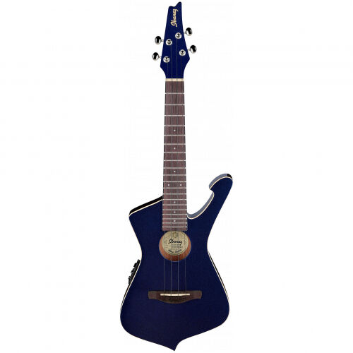 Ibanez UICT10 Iceman Midnight Metallic ukulele tenorowe elektroakustyczne