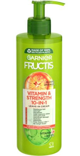 Garnier Fructis Vitamin & Strength 10-IN-1 Leave-In-Cream pielęgnacja bez spłukiwania 400 ml dla kobiet