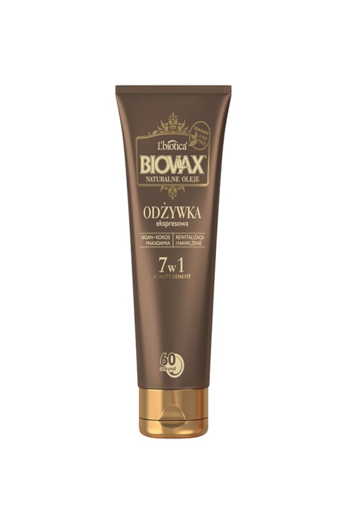 Lbiotica Odżywka BB 60 SEKUND do włosów - ARGAN MAKADAMIA KOKOS - 200ml ml 7056299