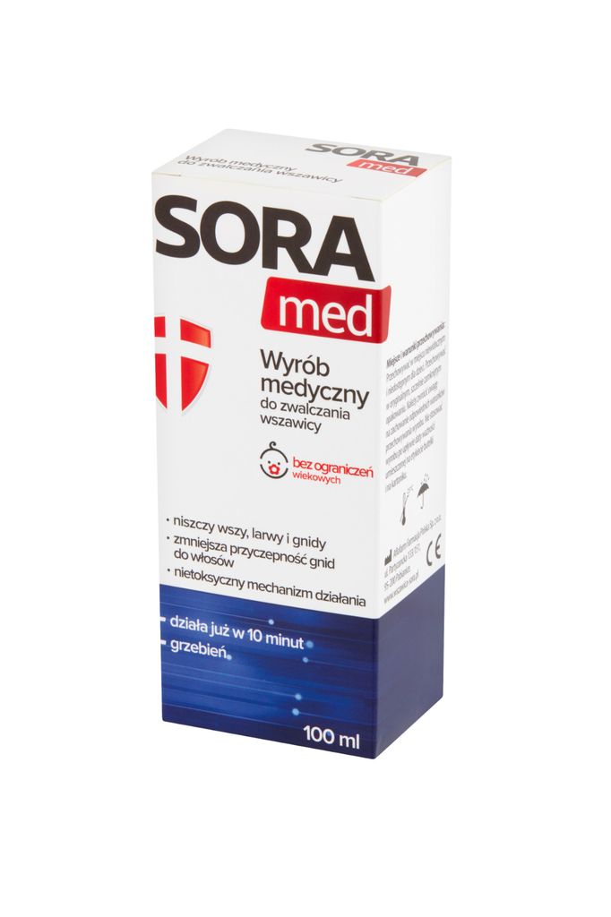 SORA MED płyn do zwalczania wszawicy, 25 ml