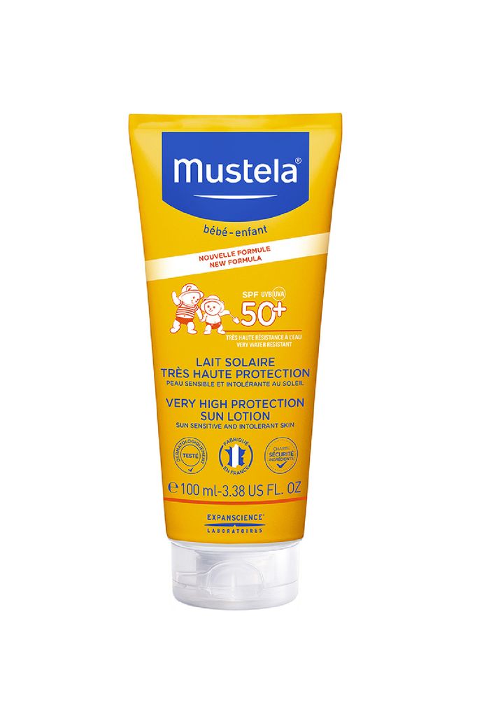 Zdjęcia - Kremy i toniki Mustela Sun SPF50+ - mleczko przeciwsłoneczne 100ml 