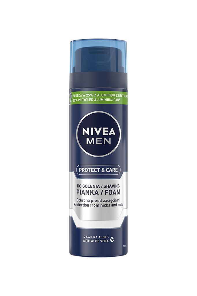 Nivea Men Protect & Care pianka do golenia 200 ml dla mężczyzn