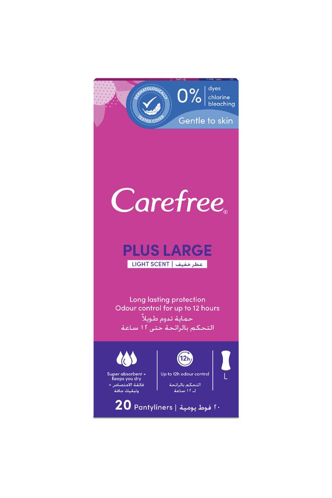 Carefree Large Wkładki o zwiększonej chłonności 20 szt Johnson & Johnson Poland Sp z o.o