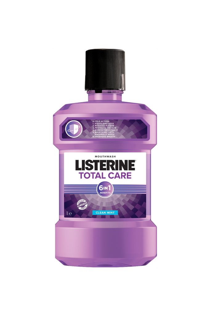 Listerine Listerine Total Care 1L - Kompleksowa higiena jamy- płyn do płukania jamy ustnej 0000000331