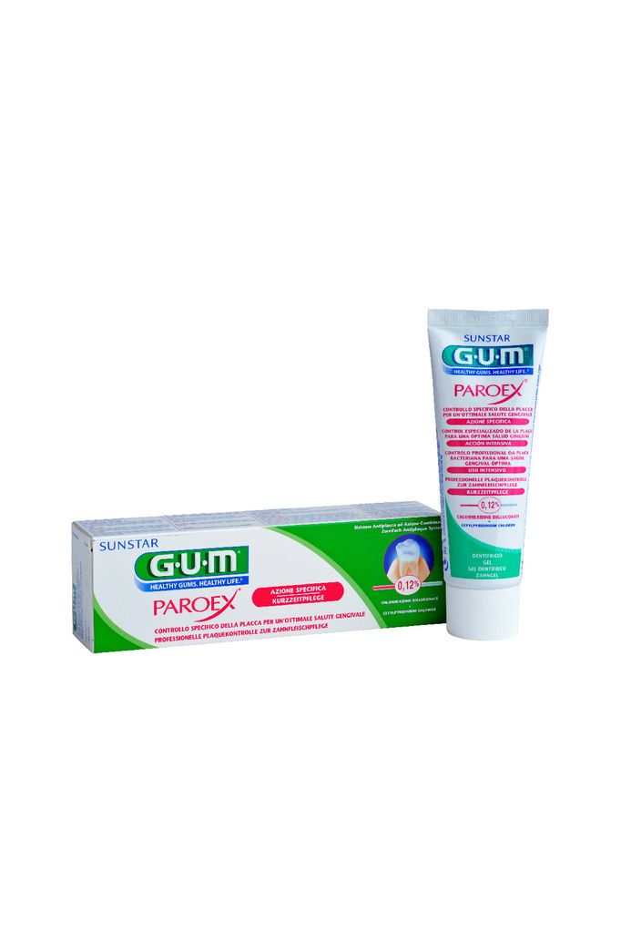 Sunstar EUROPE S.A GUM Paroex 0,12% CHX Pasta do zębów do codziennej ochrony 75 ml 9073389