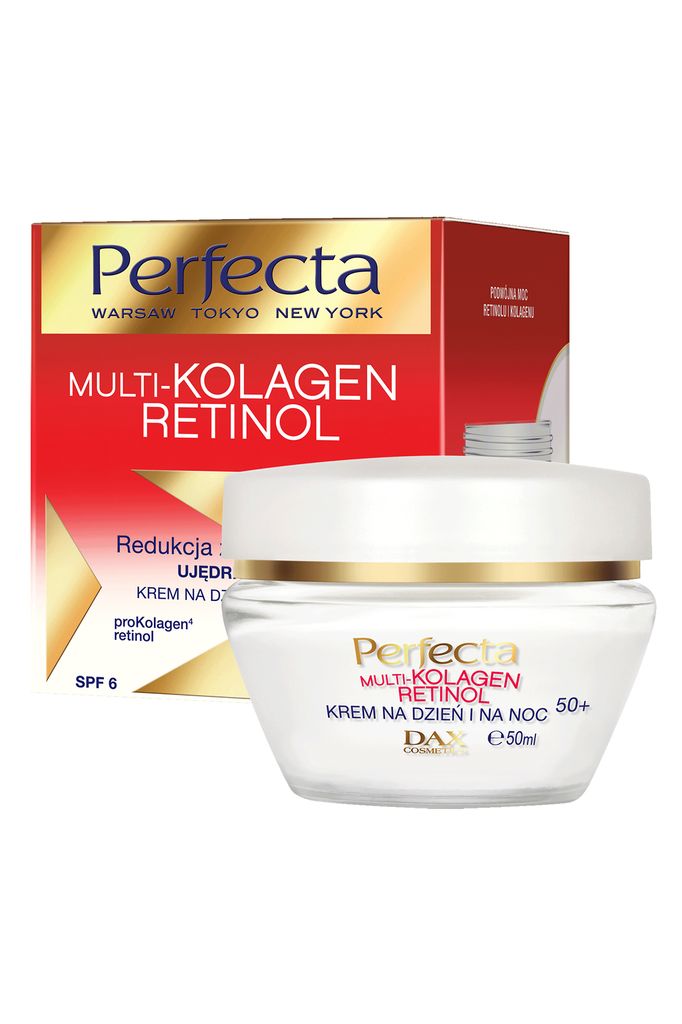 Perfecta Multikolagen Retinol krem na dzień i na noc 50+ 50ml