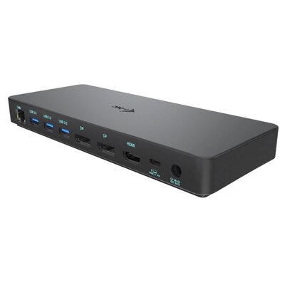 I-TEC USB-C/Thunderbolt Triple Display + Power Delivery 100W C31TRIPLEDOCKPDPRO Czarny USB Typ C