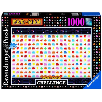 Ravensburger 1000 sztuk-Pac-Man (Puzzle wyzwania) dla dorosłych, 4005556169337 4005556169337
