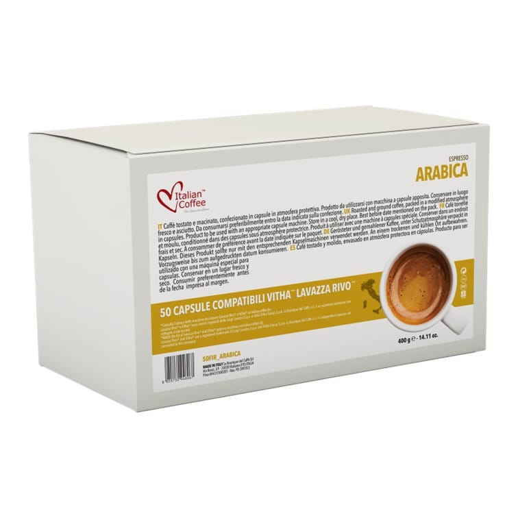 Italian Coffee Arabica - 50 kapsułek kompatybilnych z Lavazza Firma
