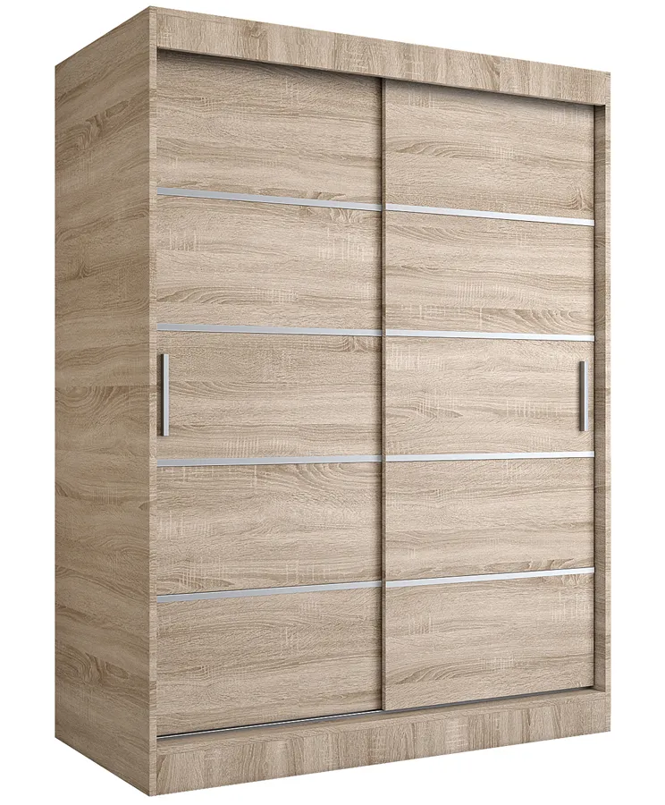 Szafa przesuwna dąb sonoma 150 cm K7-D80