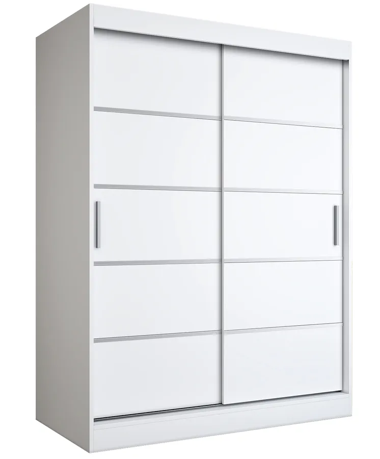 Biała szafa przesuwna 150 cm F3-N79