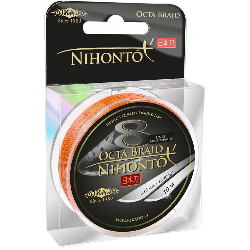 Plecionka Mikado Nihonto OCTA BRAID ORANGE 300M 0.40MM