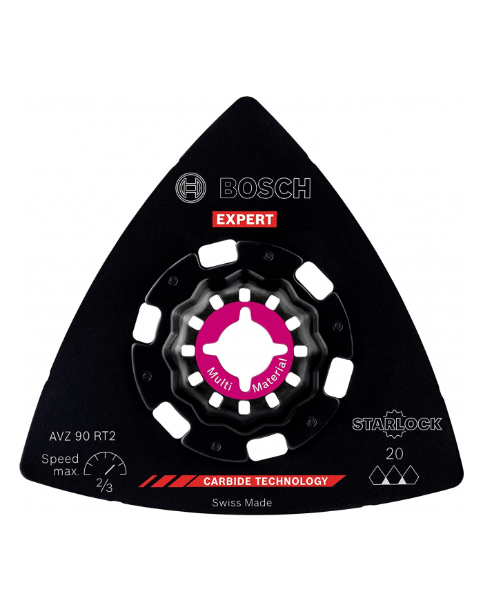 Bosch Expert Carbide-RIFF grinding plate AVZ 90 RT2 MultiMaterial, grinding disc 10 pieces