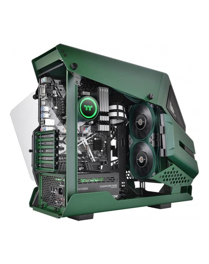 Thermaltake TOUGHLIQUID 240 ARGB Sync All-In-One Liquid Cooler Green 240mm, water cooling (green)