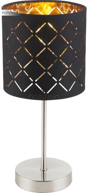 Globo Lighting Oświetlenie Clarke Lampa stołowa Nikiel matowy, 1-punktowy 15229T
