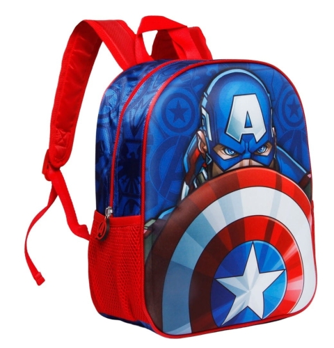 Plecak przedszkolny 3D KAPITN AMERYKA dla chłopca