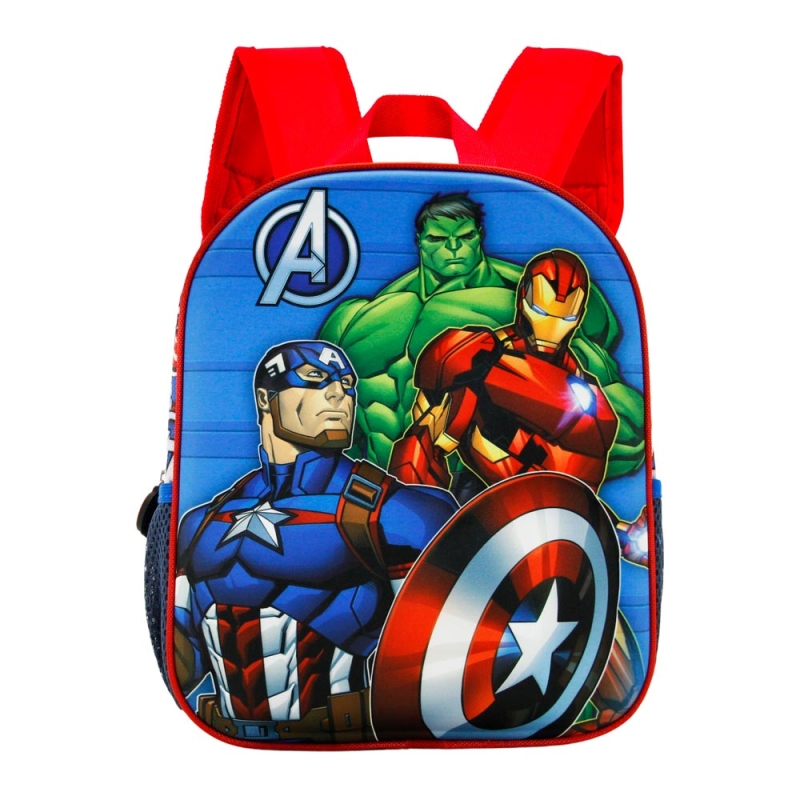 Plecak przedszkolny 3D Avengers, dla chłopca