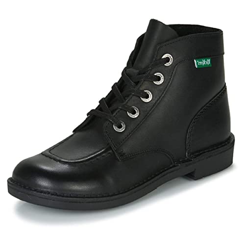 Kickers Botki dziecięce unisex, Black Noir Piqure Noire Perm 8-38 EU