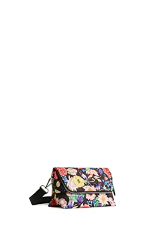 Desigual womens Bols_Eterea Black Venecia Across Body Bag, One Size