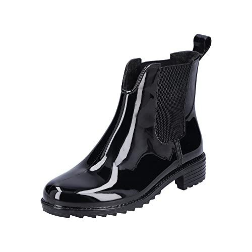 Rieker Damskie kozaki P8280 Chelsea, czarny czarny czarny 04, 37 EU