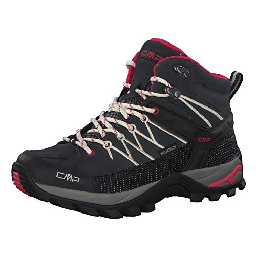 CMP Damskie buty trekkingowe Rigel Mid Wmn Shoe Wp, Antracite Off White, 36 EU