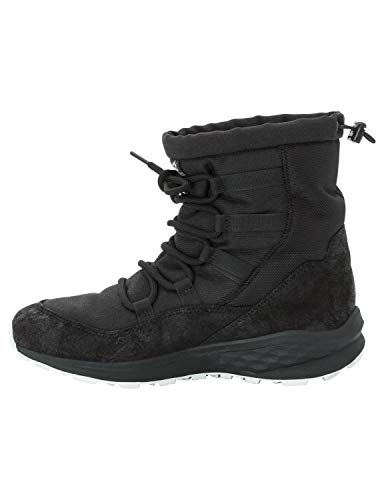 Jack Wolfskin Damskie buty zimowe Nevada Texapore Mid W wodoszczelne, Czarny Black Black 6053, 37.5 EU