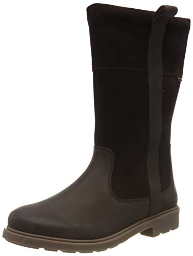 Clarks dziewczęce kozaki Astrolhi Gtx K Chelsea, brązowy - Br?zowa skóra - 33.5 EU