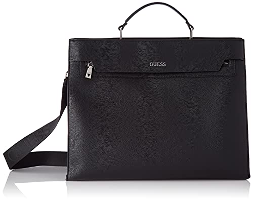 Guess Męska Riviera Crossbody FL, czarna, Taglia Unica