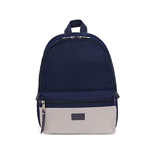 Hexagona Damska Garni Cuir de Vachette Paris kolekcja Matcha – granatowy/beżowy – z nylonu – Crossbody mała torba na ramię – torebka, nocny niebieski, dł. 21 x wys.: 18 x P: 8,5 cm