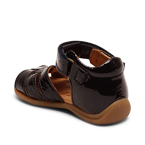 Bisgaard Sandały dla dzieci - uniseks, Navy Patent, 19 EU