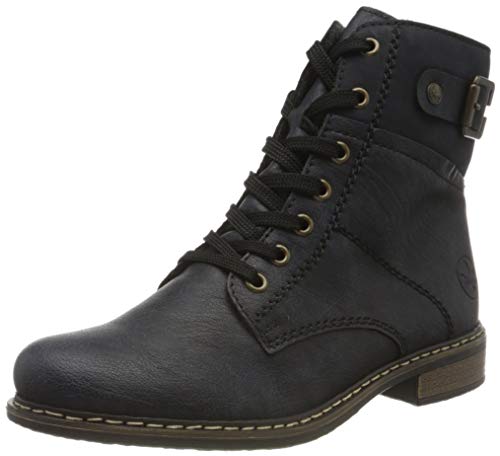 Rieker Damskie sztyblety 71242, Niebieski ocean Pacyfik 15, 42 EU