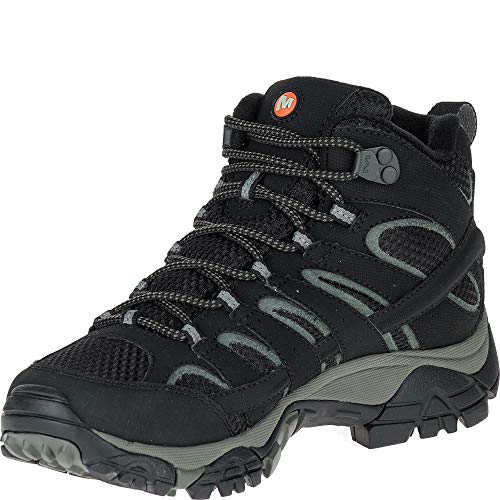 Merrell Damskie buty trekkingowe Moab 2 Mid GTX, czarny, 38 EU