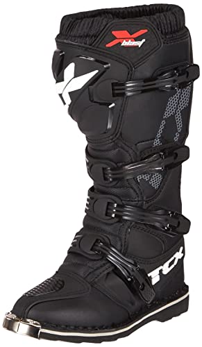 TCX Męskie buty motocyklowe 130/9670/Blk/47, czarne, 10 UK