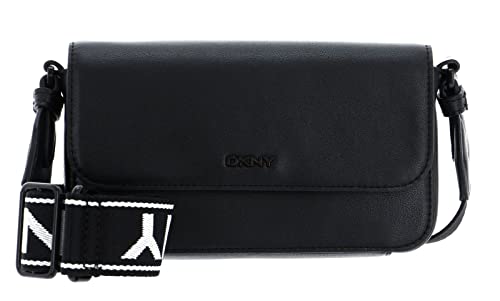 DKNY Damski pasek na ramię Winonna, czarne logo, czarny, jeden rozmiar