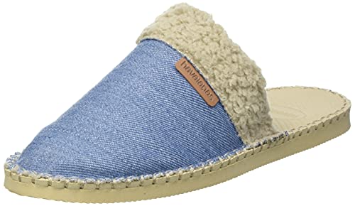 Havaianas Damskie kapcie espadryle Mule Fur, niebieski - niebieski niebieski niebieski noc - 37 eu