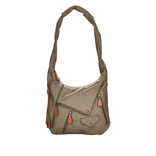 Remonte Damska torba na ramię Q0610 Olive/Cayenne