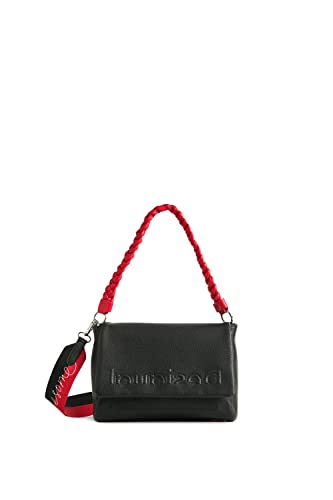 Desigual Damskie bols_half Logo Copenhague Across Body Bag, czarne, rozmiar uniwersalny UE, czarny, jeden rozmiar