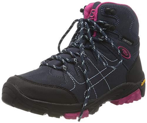 Brütting Mount Shasta Kids Hi Dziewczynki Buty do biegania crossowego, morski/ różowy (Pink)/ turkusowy, 31 EU