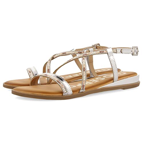 Gioseppo Sandały damskie Baracoa Wedge, Plata - 37 EU