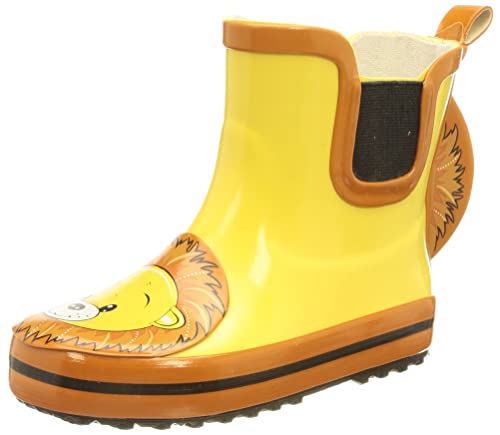 Beck Chłopcy unisex dziecięce kalosze Little Lion, żółte, 25 EU