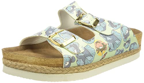 DOGO Damskie sandały Simba espadryle Wedge Sandały, Wielokolorowe, 5,5 UK