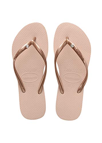 Havaianas Damskie japonki Slim Crystal Glamour, Róża baletowa, 33/34 EU